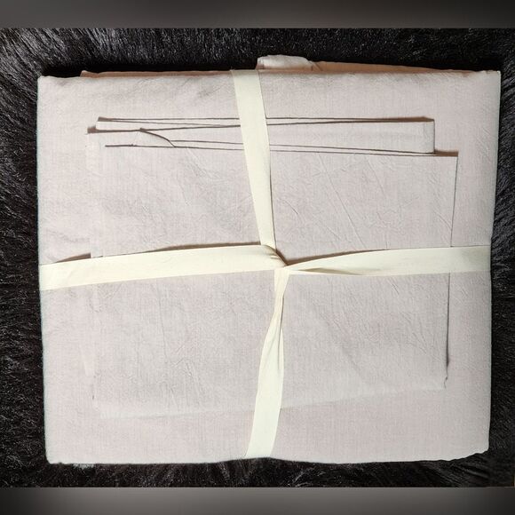 100% Cotton Twin Size Duvet Cover Set Gray - Picture 4 of 7